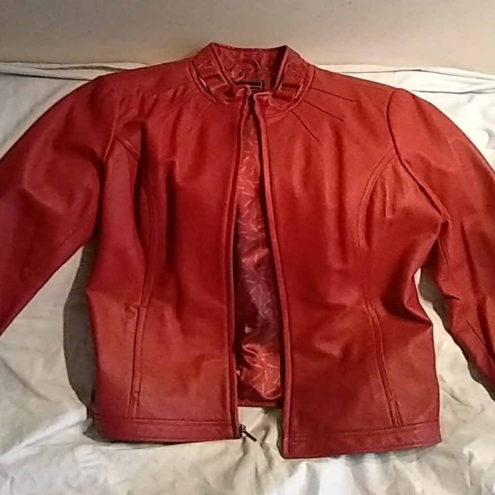 Soft leather jacket